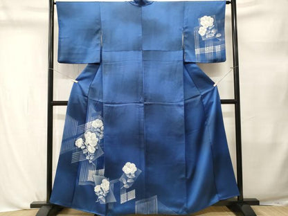 平和屋着物■訪問着　色紙枝花文　暈し染め　正絹　逸品　CABL3793ev