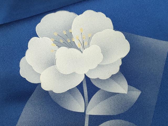 平和屋着物■訪問着　色紙枝花文　暈し染め　正絹　逸品　CABL3793ev