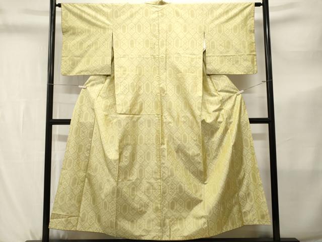 平和屋着物■本場大島紬　亀甲繋ぎ　正絹　逸品　CABL3797ev