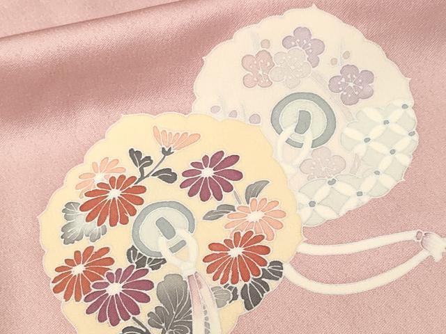 平和屋着物■訪問着　鏡裏花文　暈し染め　正絹　逸品　CABL3807ev