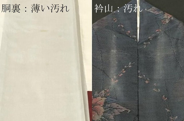 平和屋着物■本場大島紬　枝花文　正絹　逸品　CABL3808ev