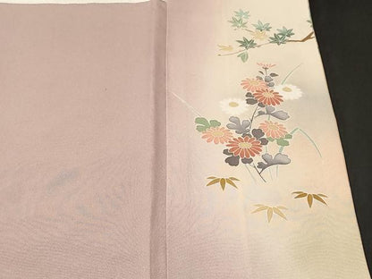 平和屋着物■豪華色留袖　作家物　寿光織　人物風景文　暈し染め　金糸　正絹　逸品　CABL3811ev