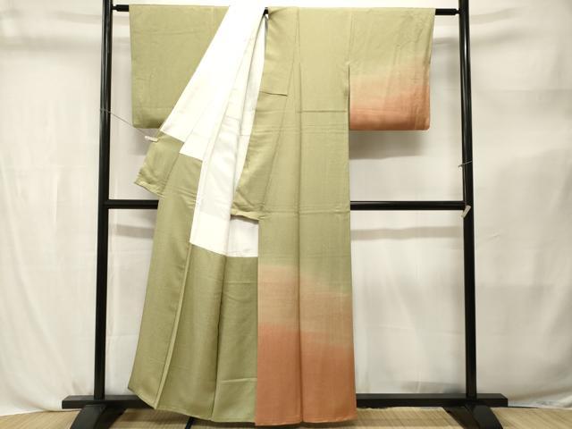 平和屋着物■訪問着　江戸小紋　鮫小紋柄　正絹　逸品　CABL3813ev