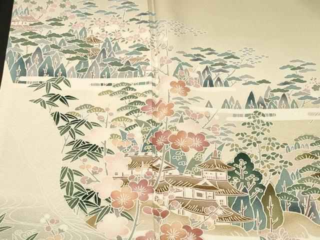 平和屋着物■豪華色留袖　松竹梅御所解文　暈し染め　正絹　逸品　CABL3818ev
