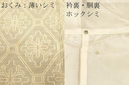 平和屋着物■上質な紬　蜀江花菱文　正絹　逸品　CABL3819ev