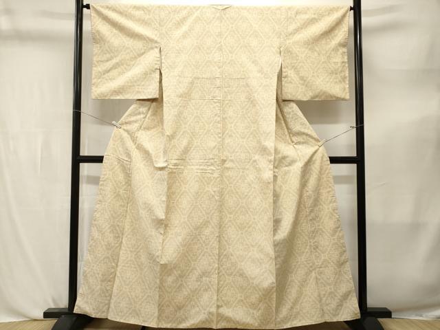 平和屋着物■上質な紬　蜀江花菱文　正絹　逸品　CABL3819ev
