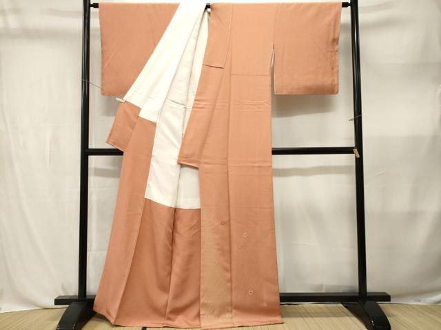 平和屋着物■豪華色留袖　刺繍　亀甲花文　正絹　逸品　CABL3820ev