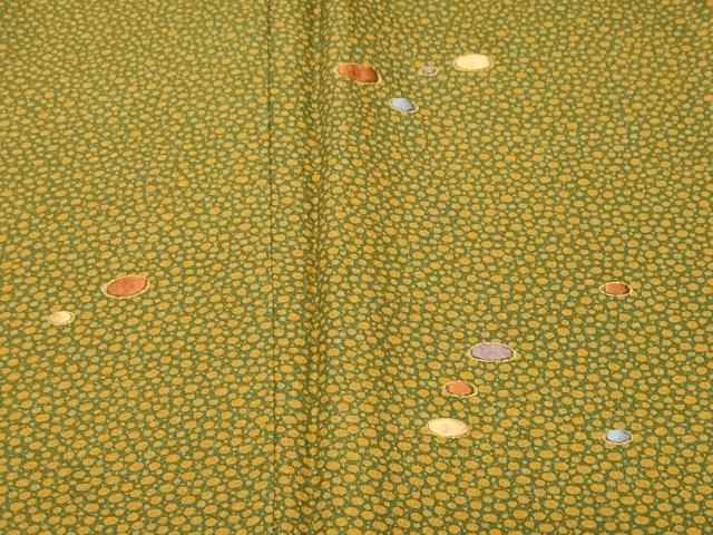 平和屋着物■色留訪問着　刺繍　大庄霰文　正絹　逸品　CABL3821ev