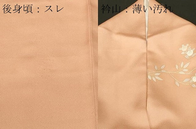 平和屋着物■訪問着　扇面枝花文　金彩　正絹　逸品　CABL3822ev