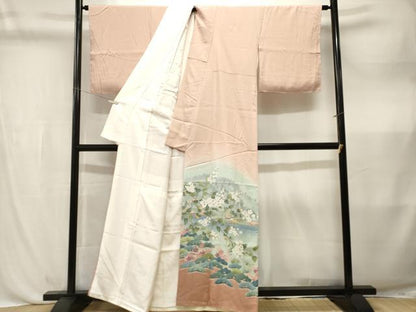 平和屋着物■豪華色留袖　作家物　風景文　暈し染め　やまと誂製　正絹　逸品　CABL3831ev