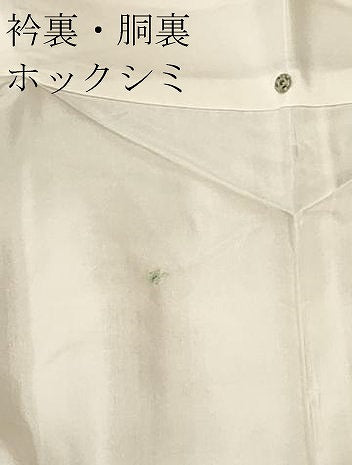 平和屋着物■上質な小紋　紬地　人物切嵌更紗花鳥文　正絹　逸品　CABL3833ev