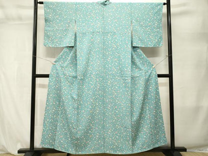 平和屋着物■長襦袢　無双仕立て　枝花文　正絹　逸品　CABL3846ev
