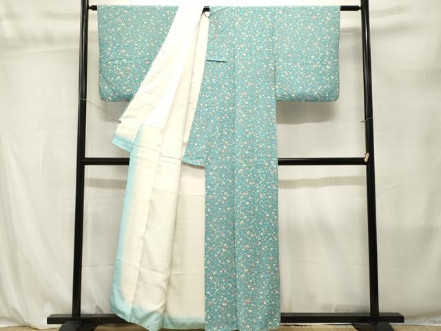 平和屋着物■長襦袢　無双仕立て　枝花文　正絹　逸品　CABL3846ev