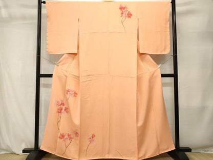 平和屋着物■訪問着　枝花文　正絹　逸品　CABL3847ev