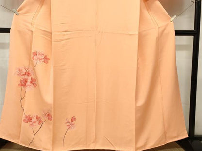 平和屋着物■訪問着　枝花文　正絹　逸品　CABL3847ev