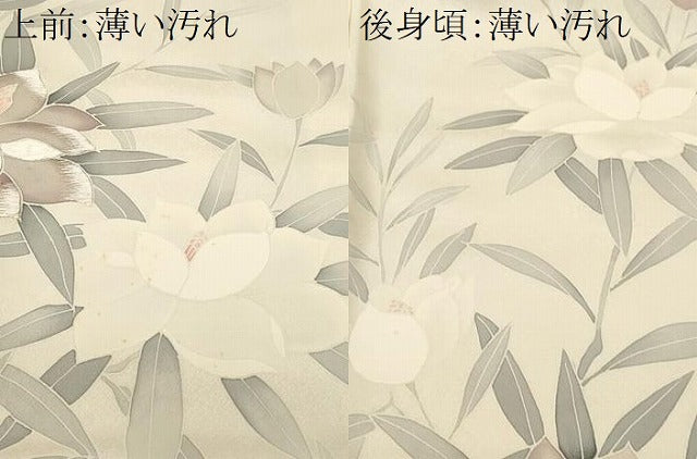 平和屋着物■訪問着　刺繍　枝花文　正絹　逸品　CABL3852ev