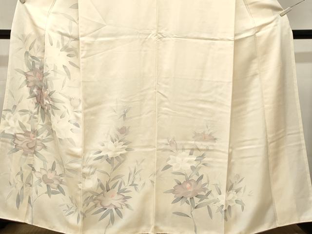 平和屋着物■訪問着　刺繍　枝花文　正絹　逸品　CABL3852ev
