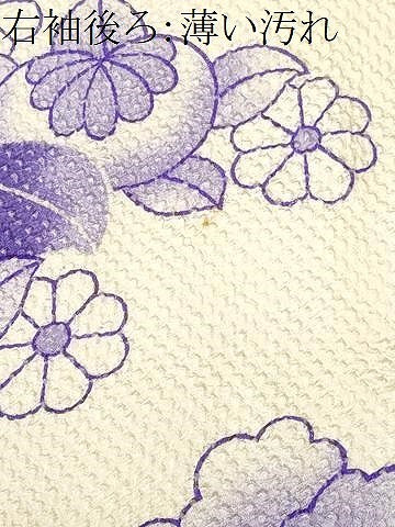 平和屋着物■訪問着　絞り　枝花文　暈し染め　正絹　逸品　CABL3854ev