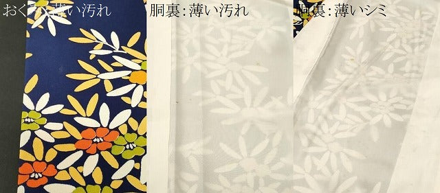 平和屋着物■上質な小紋　枝花文　正絹　逸品　CABL3858ev