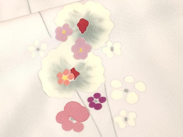 平和屋着物■上質な小紋　枝花文　暈し染め　正絹　逸品　CABL3863ev