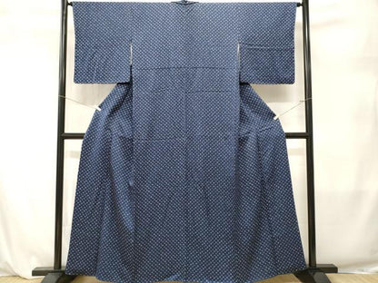 平和屋着物■上質な小紋　総絞り　正絹　逸品　CABL3867ev