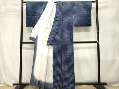 平和屋着物■上質な小紋　総絞り　正絹　逸品　CABL3867ev