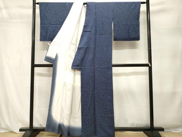 平和屋着物■上質な小紋　総絞り　正絹　逸品　CABL3867ev
