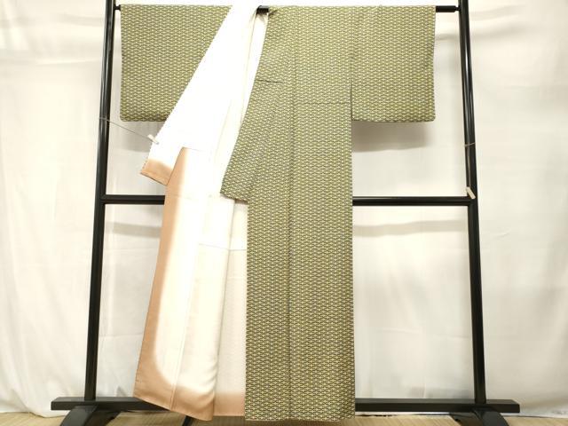 平和屋着物■上質な小紋　花尽くし文　正絹　逸品　CABL3876ev