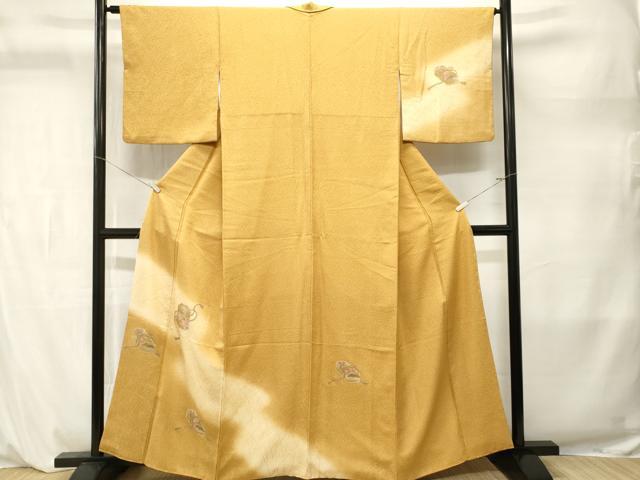 平和屋着物■中国三大刺繍　スワトウ刺繍　総刺繍　文箱貝桶花文　暈し染め　訪問着　正絹　逸品　CABL3885ev