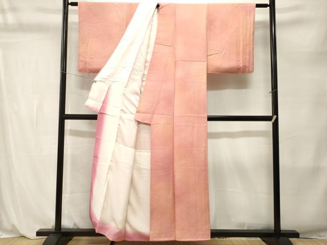 平和屋着物■上質な小紋　菊尽くし霞文　暈し染め　正絹　逸品　CABL3891ev