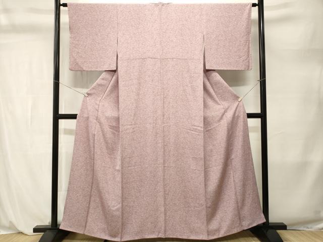 平和屋着物■上質な小紋　流水草花文　正絹　逸品　CABL3894ev
