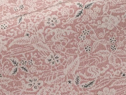 平和屋着物■上質な小紋　流水草花文　正絹　逸品　CABL3894ev