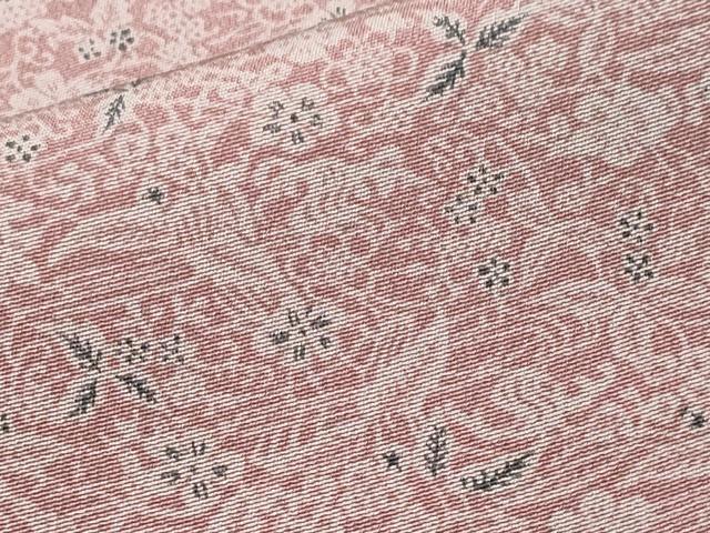 平和屋着物■上質な小紋　流水草花文　正絹　逸品　CABL3894ev