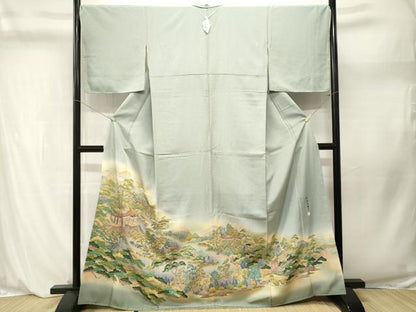 平和屋着物■豪華色留袖　作家物　修學院離宮　暈し染め　正絹　逸品　CABL3907ev
