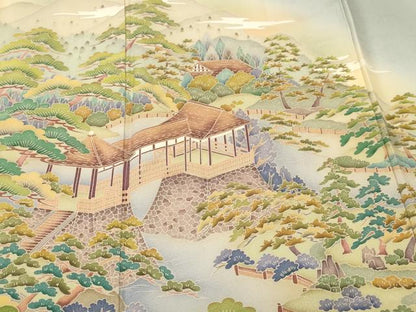 平和屋着物■豪華色留袖　作家物　修學院離宮　暈し染め　正絹　逸品　CABL3907ev