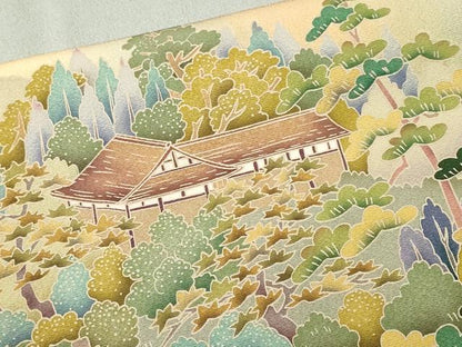 平和屋着物■豪華色留袖　作家物　修學院離宮　暈し染め　正絹　逸品　CABL3907ev