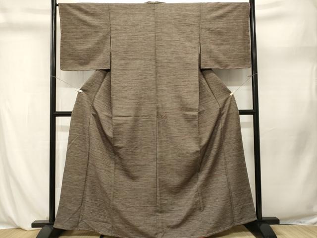 平和屋着物■小紋　格子柄　洗える着物　CABL3924ev