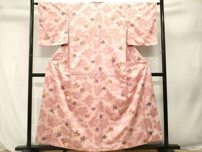 平和屋着物■小紋　舞花文　洗える着物　CABL3931ev