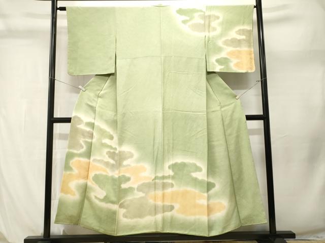 平和屋着物■訪問着　霞菊文　エ霞文　暈し染め　正絹　逸品　CABL3937ev