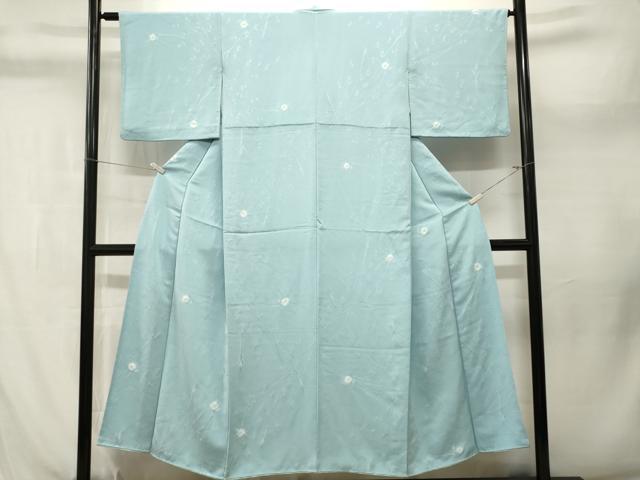 平和屋着物■上質な小紋　枝花文　正絹　逸品　CABL3951ev