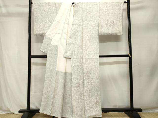 平和屋着物■訪問着　総刺繍　駒刺繍　花尽し文　笹文　正絹　逸品　CABL3953ev