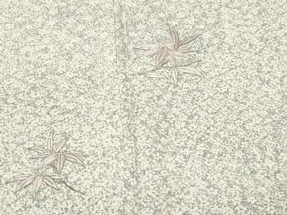 平和屋着物■訪問着　総刺繍　駒刺繍　花尽し文　笹文　正絹　逸品　CABL3953ev