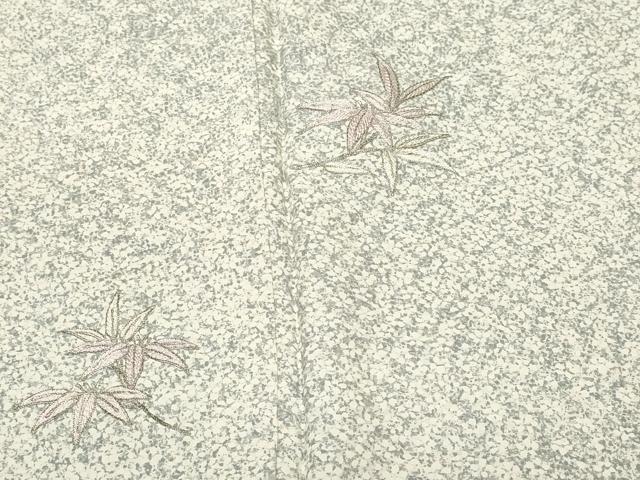 平和屋着物■訪問着　総刺繍　駒刺繍　花尽し文　笹文　正絹　逸品　CABL3953ev