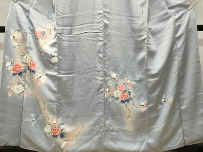 平和屋着物■訪問着　枝花文　暈し染め　正絹　逸品　CABL3955ev
