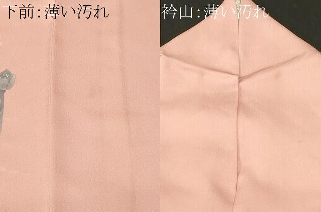 平和屋着物■訪問着　草花文　暈し染め　正絹　逸品　CABL3960ev