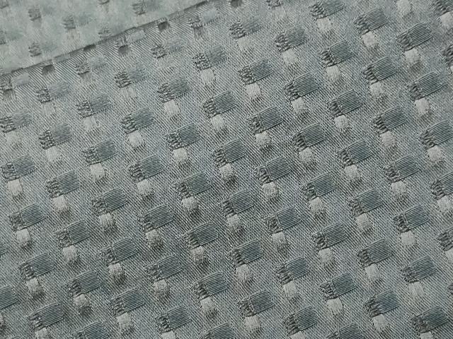 平和屋着物■染色作家　斉藤三才　小紋　霞文　正絹　逸品　CABL3963ev