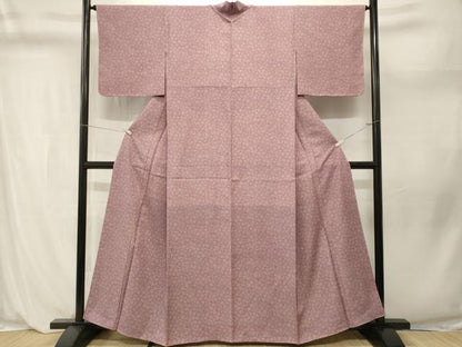 平和屋着物■江戸小紋　雪輪重ね文　正絹　逸品　CABL3970ev