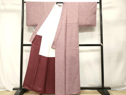 平和屋着物■江戸小紋　雪輪重ね文　正絹　逸品　CABL3970ev