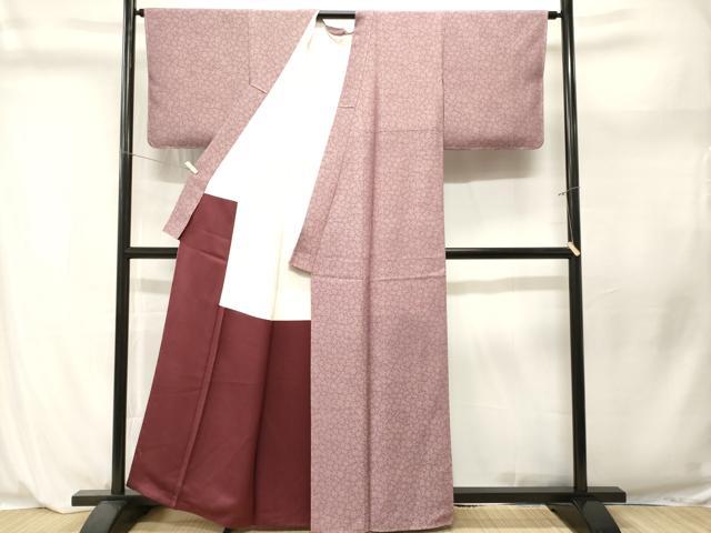 平和屋着物■江戸小紋　雪輪重ね文　正絹　逸品　CABL3970ev