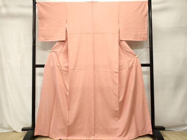 平和屋着物■上質な小紋　鹿の子文　正絹　逸品　CABL3971ev